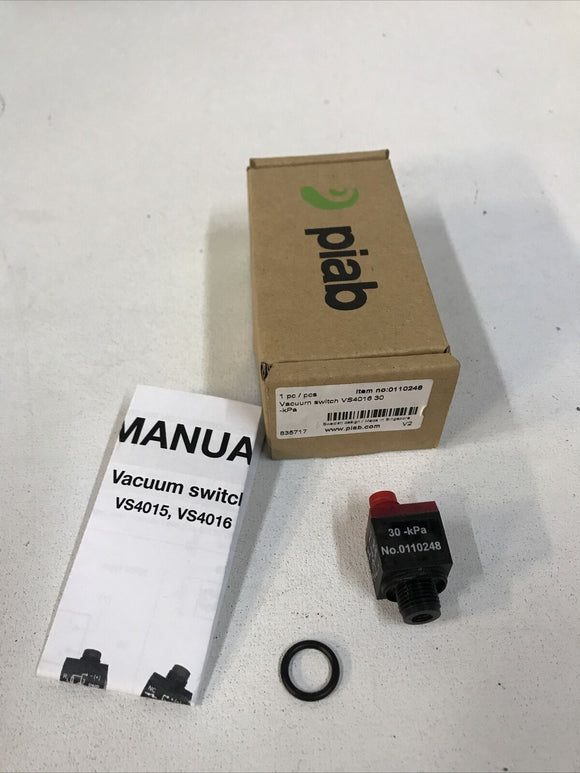 PIAB VS4016 30-kPa vacuum generator 0110248