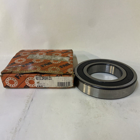 FAG 6213-2RSR-C3 Bearing Ball Deep Groove Rubber Seals 60x110x22 mm