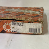 FAG 6213-2RSR-C3 Bearing Ball Deep Groove Rubber Seals 60x110x22 mm