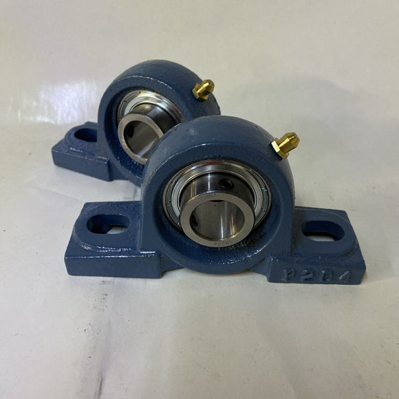 UCP204 Solid Base Pillow Block P204 Lot Of 2