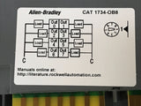 ALLEN BRADLEY 1734-OB8S Ser. C 8 Channel Safety Sourcing Output Module