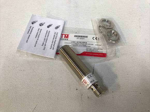 HTM LCM1-1812N-ARU4 Proximity Sensor 18mm Diameter 12mm Range