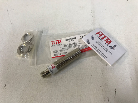 HTM LCM1-1812N-BRU4 Proximity Sensor 18mm Diameter 12mm Range