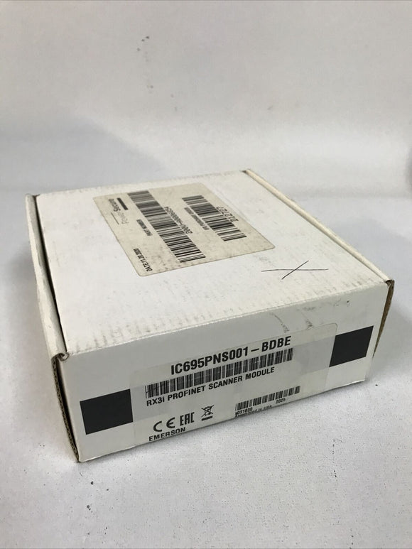 *SEALED* Emerson IC695PNS001-BDBE RX3i Profinet Scanner Module