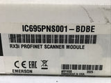 *SEALED* Emerson IC695PNS001-BDBE RX3i Profinet Scanner Module