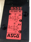 ASCO 8551G401MS 3-Way 1/4" Solenoid Valve 125VDV 60Hz