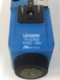 Vickers DG4V-3-0C-M-U-H7-60 Electromagnetic Solenoid Valve 24VDC 30W 507848