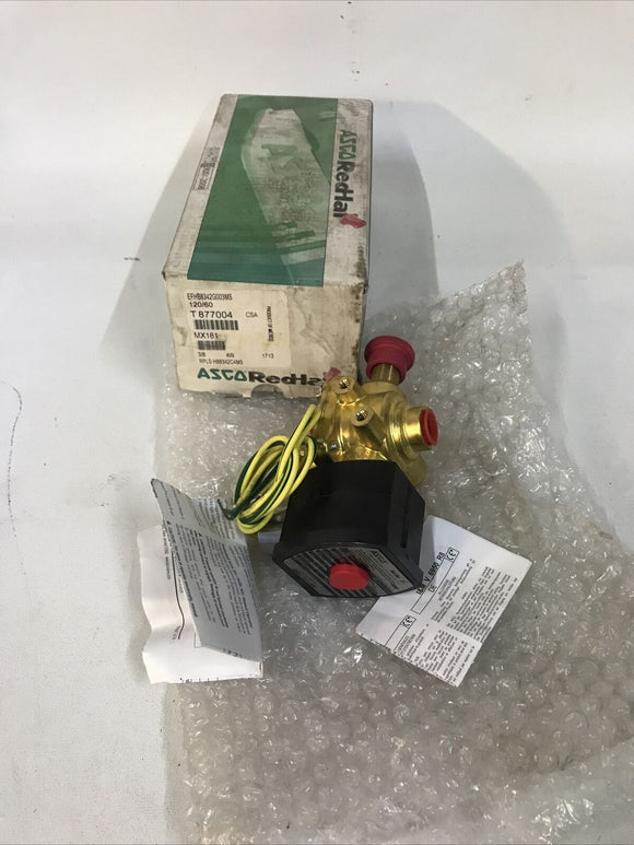 Asco EFHB8342G003MS Solenoid Valve 3/8