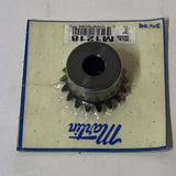 Martin M1218 Straight Tooth Pressure Angle Miter Gear 1/2” Bore 18 Teeth
