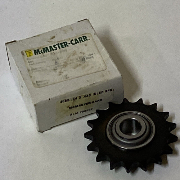 McMaster-Carr 40BB17H X .640 Idler Sprocket 708632