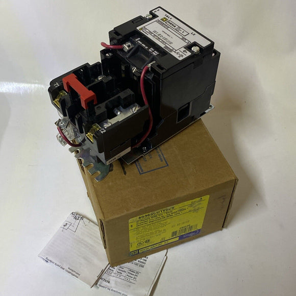 SQUARE D 8536SCO1V02S 120 VAC Single Phase 8536SCO1S Size 1 Starter Series A