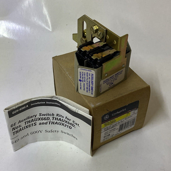 GE THAUX64D Model 1 Auxiliary Contact Kit
