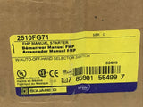 Square D 2510FG71P FHP Manual Starter w/ AUTO-OFF-HAND Selector Switch