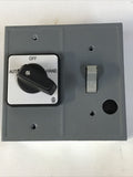 Square D 2510FG71P FHP Manual Starter w/ AUTO-OFF-HAND Selector Switch