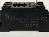 *Lot Of 2* Omron PYF08A-E 23Y7C  Mini Relay Socket Base 8-PIN 7AMP 250VAC