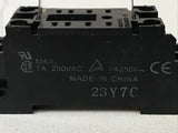 *Lot Of 2* Omron PYF08A-E 23Y7C  Mini Relay Socket Base 8-PIN 7AMP 250VAC