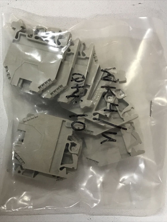 Weidmuller WK4/U Terminal Blocks 20-10 AWG 600V 40 Amp