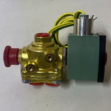 ASCO MP-C-103 272810-132-D 3/8” Solenoid Valve Coil With 4 Way Valve Assembly