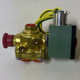 ASCO MP-C-103 272810-132-D 3/8” Solenoid Valve Coil With 4 Way Valve Assembly