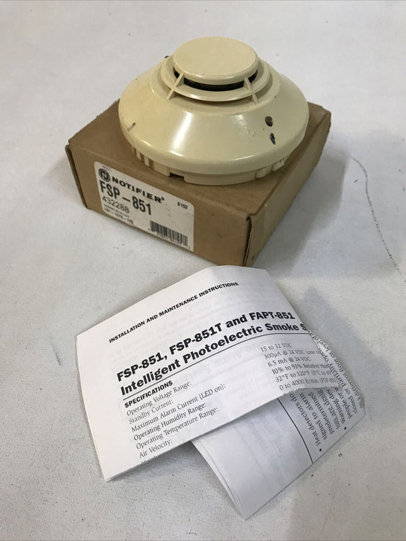 Notifier FSP-851 Intelligent Low-Profile Smoke Detector
