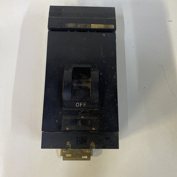 Square D Type LA 3 Pole Breaker LK-2049 600V AC 200V DC Trip Adjustment 400A