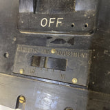 Square D Type LA 3 Pole Breaker LK-2049 600V AC 200V DC Trip Adjustment 400A