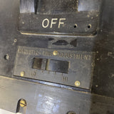 Square D Type LA 3 Pole Breaker LK-2049 600V AC 200V DC Trip Adjustment 400A