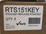 *SEALED BOX OF 6* System Sensor RTS151KEY Remote Test Station W/ Key, RTS451KEY