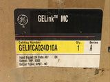 *SEALED* GE GELMCA024D10A GELink MC Series A Input: 24V Output: 1HP A300 SPST-NO