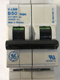GE V17250 Type B Miniature Circuit Breaker V-LINE 50 Amp 10 kA 2 Pole 277/480V