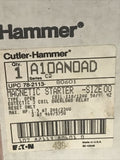 Eaton Cutler-Hammer A10AN0AD 9A 600V Magnetic Motor Starter Overload Relay