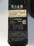 *BOX OF 3* Gould E21B015 1 Pole 15 Amp 120 VAC I-T-E Molded Case Circuit Breaker