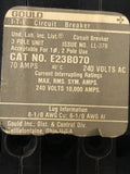 Gould E23B070 3 Pole 70A 240V I-T-E Molded Case Circuit Breaker E2 (Wrong Box)