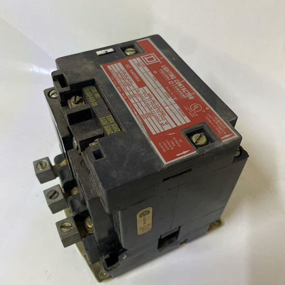 Square D 8903SP02 Lighting Contactor 120/110 V Coil 60 Amp