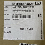 ENDRESS HAUSER 52003669 Sliding Sleeve 100 Bar NPT 1-1/2  316L PN100
