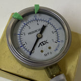Ask OPG-AT-G1/4-60X7MK 2-1/2in 0-7 MPA 1/4in Pressure Gauge