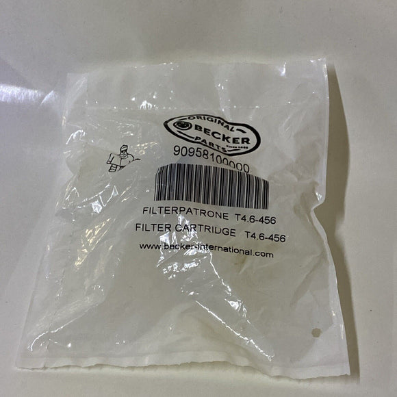Becker 90958100000 Air Filter Vacuum Pump Cartridge T4.6-456