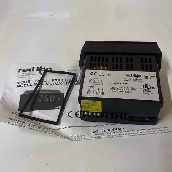 Red Lion PAXLID00 Digital Panel Meters PAX Series