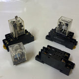 Omron Relays With Sockets 2 (2-M4X12) 1 (2-M4X10) 1 (MY2ZN) 1 (MY2N) 1 (LY2N-D2)