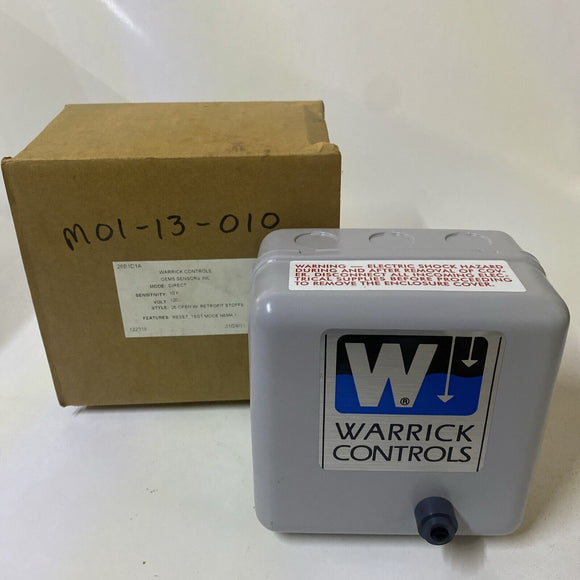 Warrick Gems 26B1D1A Low Water Cutoff With Enclosure
