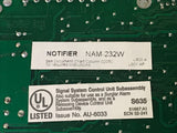 NOTIFIER NAM-232W - Network Adapter Module; Connects One 200/300/400 NAM-232PCC