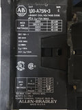*Lot Of 2* Allen Bradley 100-A75N*3 Contactor Series C 120V Coil *Cracked*