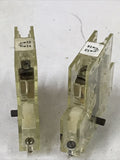 *Lot of 2* Allen Bradley 195-GA10 Auxiliary Contact Side Mounted Ser A