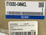 SMC ITV3050-04N4CL4 0.7-130PSI Pnumatic Pressure Regulator 24VDC