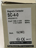 *SEALED* Fuji Electric SC-4-0 Magnetic Contactor 4NC0Q0101 100/110V 110-120V