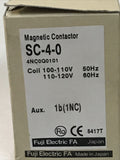 *SEALED* Fuji Electric SC-4-0 Magnetic Contactor 4NC0Q0101 100/110V 110-120V