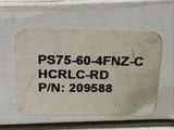 GEMS Rugged Cylindrical Pressure Switch PS75-60-4FNZ-C-HCRLC-RD P/N 209588