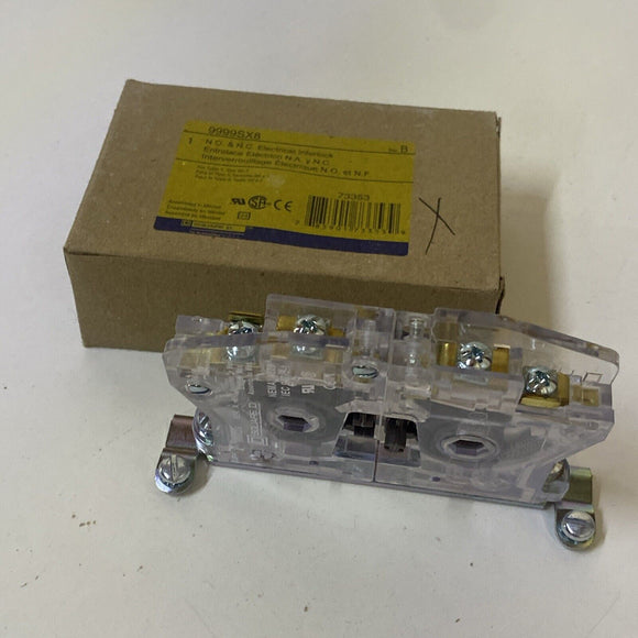 Square D NSB 9999SX8 Series B Auxiliary Contact 2P 10A Electrical Interlock