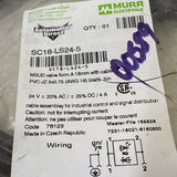 Murr Elektronic SC18-LS24-5 MSUD Valve Form A 18mm With Cable Assembly
