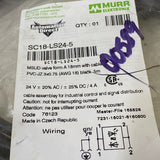 Murr Elektronic SC18-LS24-5 MSUD Valve Form A 18mm With Cable Assembly